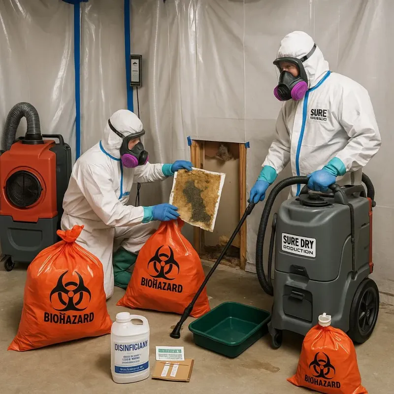 Contaminated Water Handling Protocols process in Russell, KS