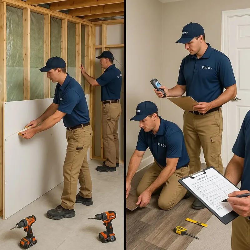Repairs and Reconstruction process in Russell, KS